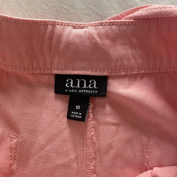 ⭐️ Pink Wide Leg Boho Peasant Hipster Minimalist Modern Glam Belted Farm Pants - Picture 4 of 6